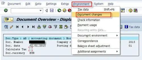 Documento de cambio de SAP para esquema de tabla personalizado