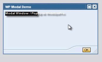 web dynpro popup window