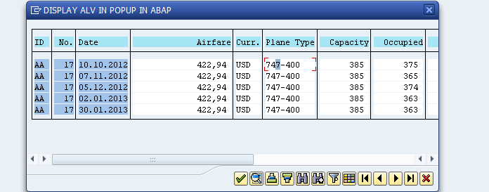 Display ALV in PopUp in ABAP 