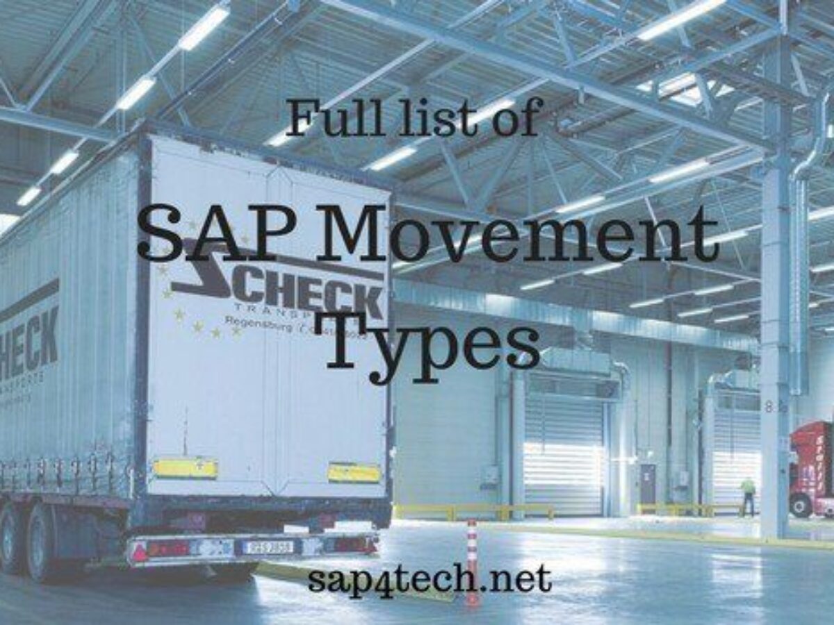 sap movement type control for clearing