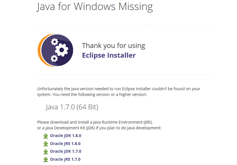 eclipse development tools and java development kit jdk